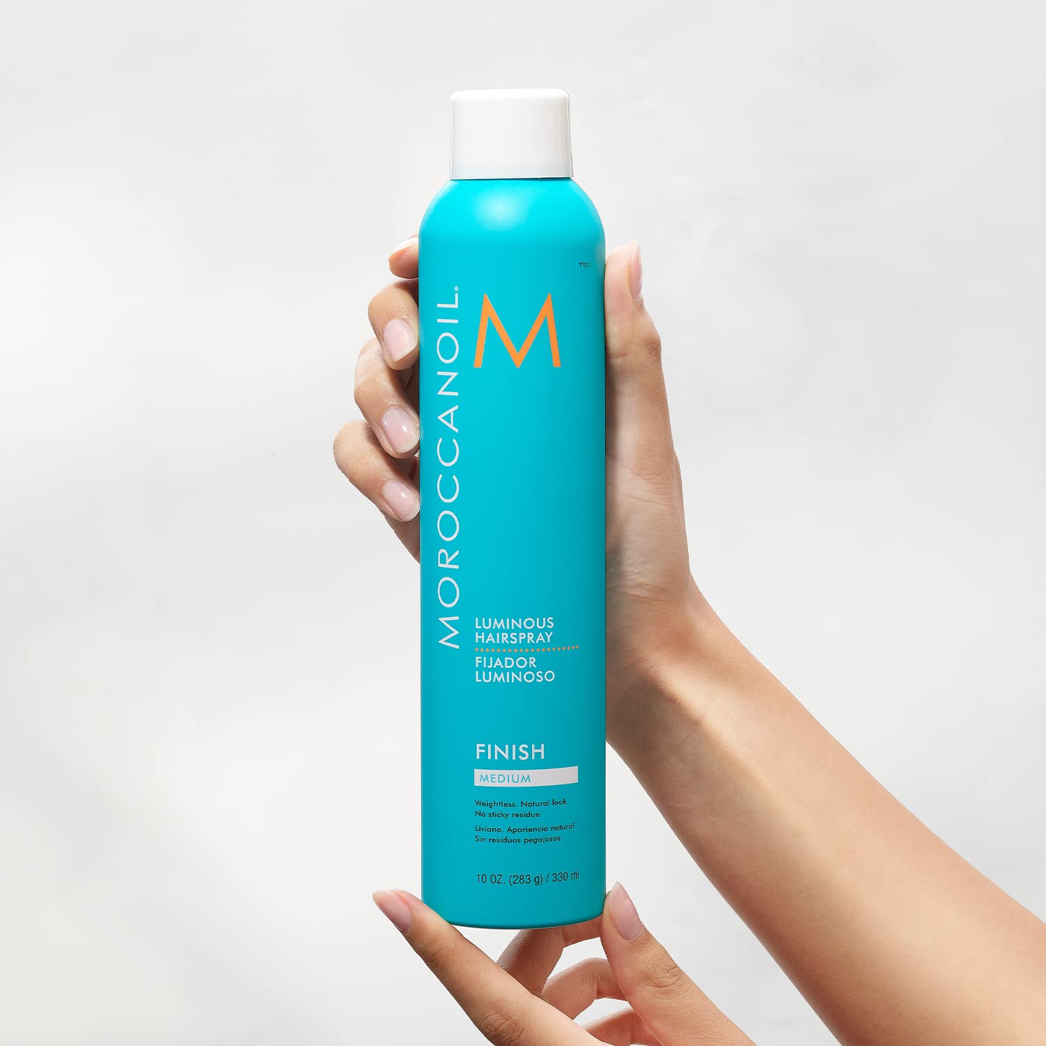 Detalle de Moroccanoil HS330EE-R Luminous Hairspray Medium, Flexible Hold and Shine