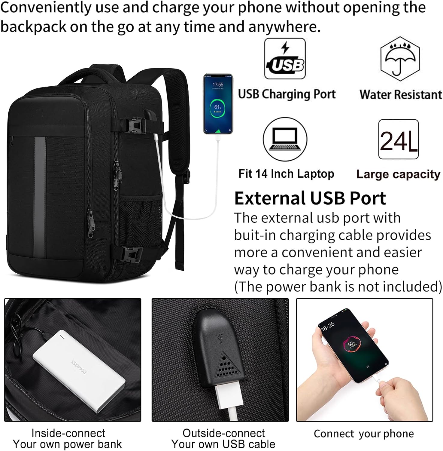 Thumbnail 2 de Ryanair cabin bag 40x30x20 24L underseat