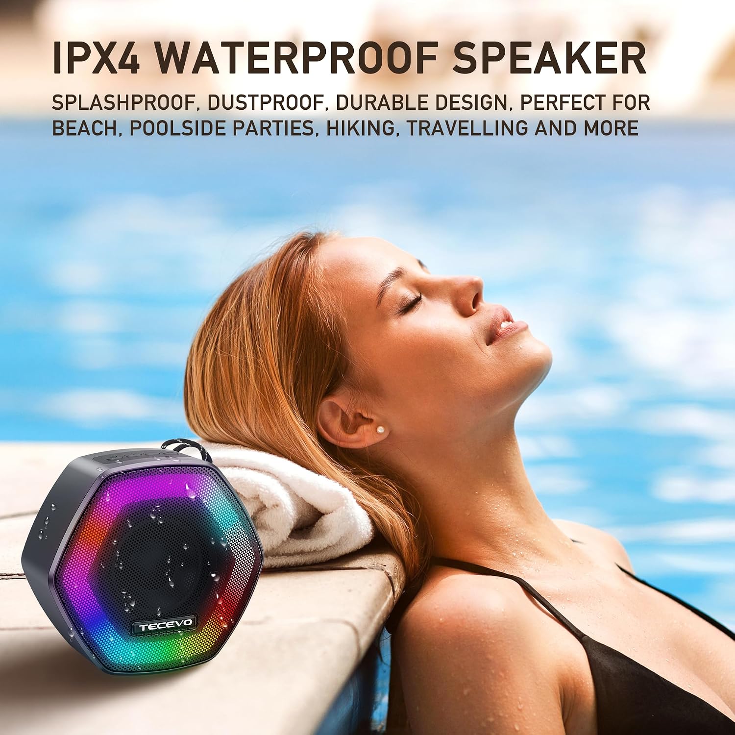 Thumbnail 4 de TECEVO HEX Bluetooth speaker 6 Hours