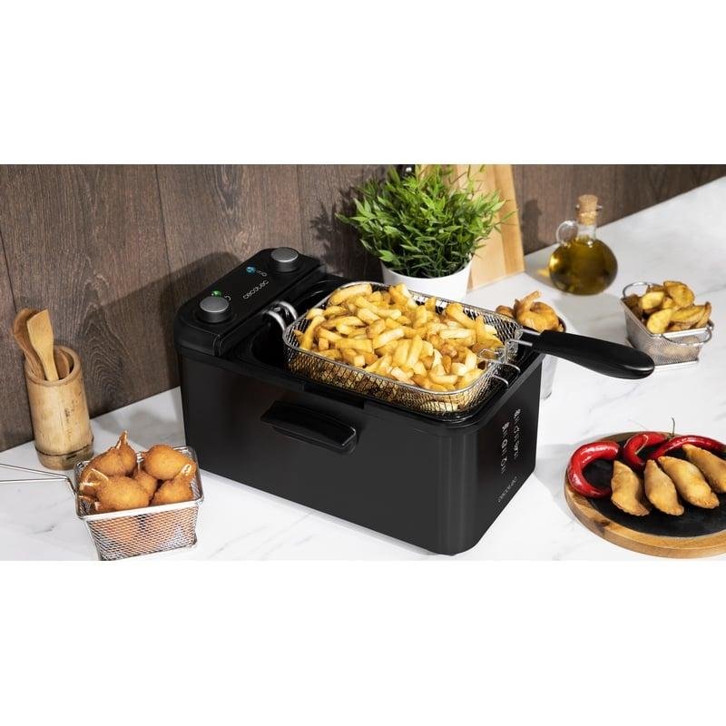 Detalle 2 de Cecotec CleanFry Infinity 3000: Freidora 3L 2400W Negra, análisis práctico y criterios de compra