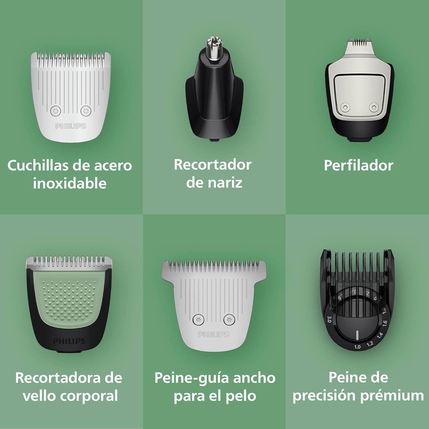 Thumbnail 3 de Philips MG7962/30 Serie 7000 — Recortadora 19 en 1 para hombre 🪒