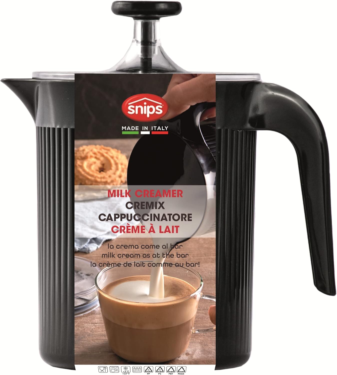 Thumbnail 5 de Snips Cremix montalatte manuale 500 ml nero