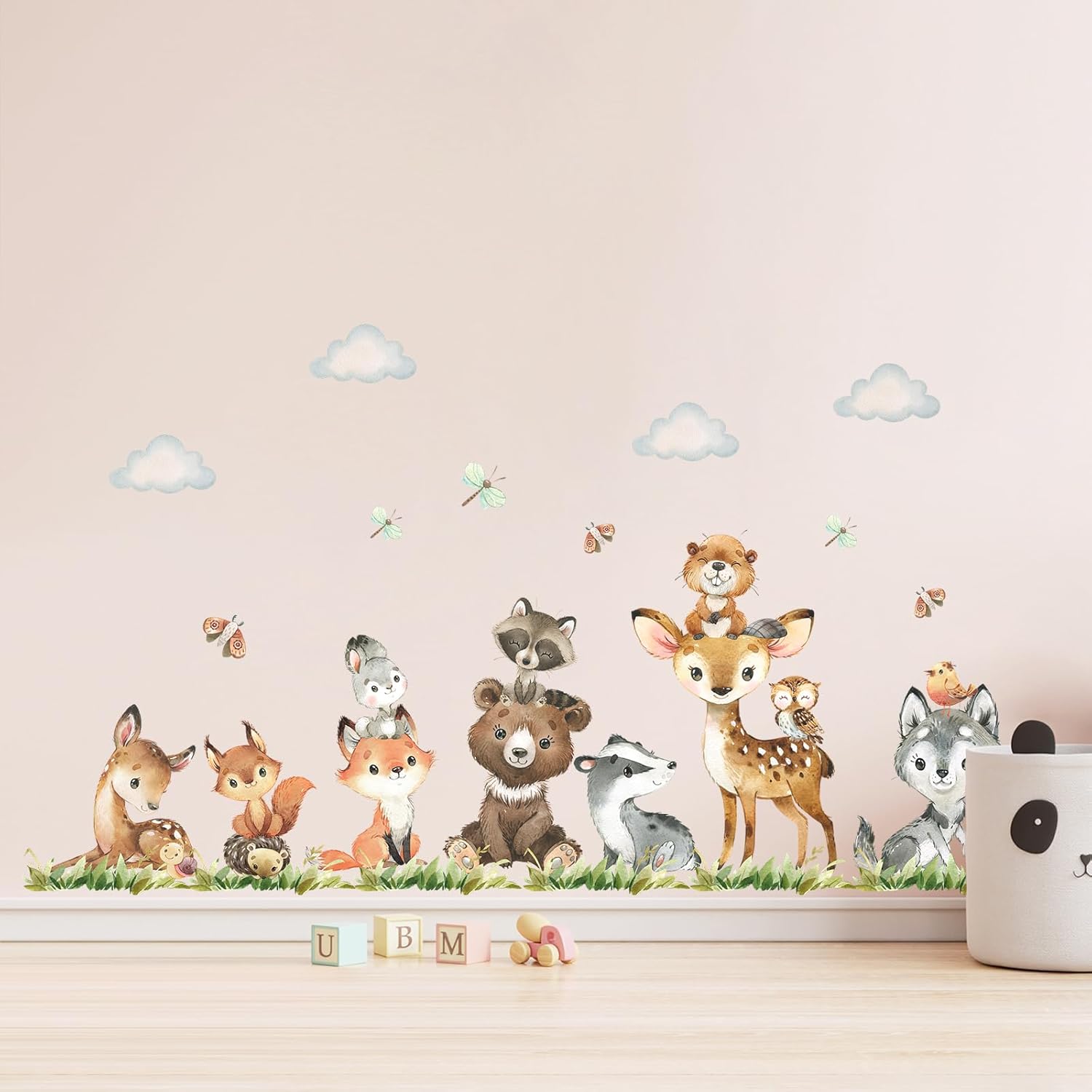Thumbnail 6 de Tanlaby Dschungel Wandaufkleber – Waldtiere für Kinderzimmer