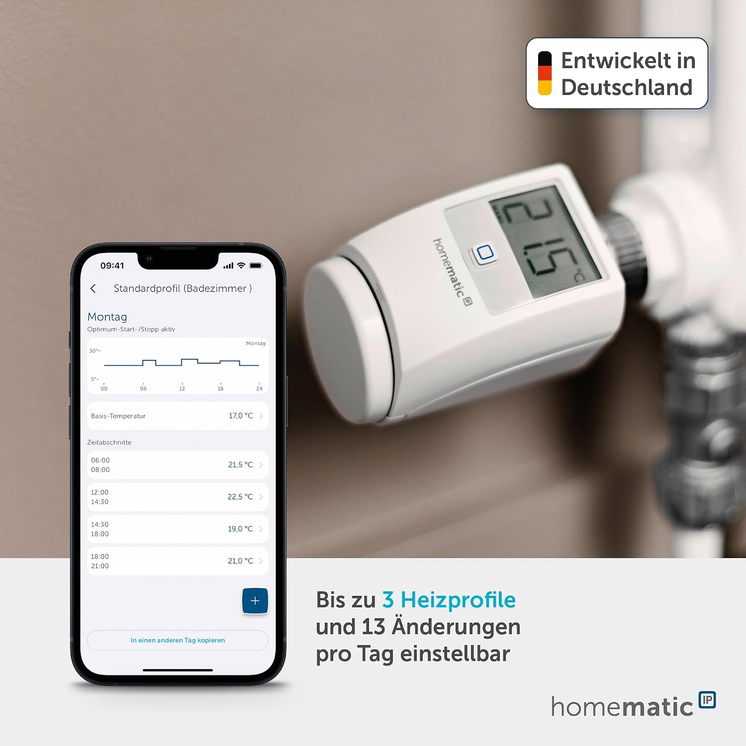 Detalle 2 de Homematic IP Heizkörperthermostat 3 🏠