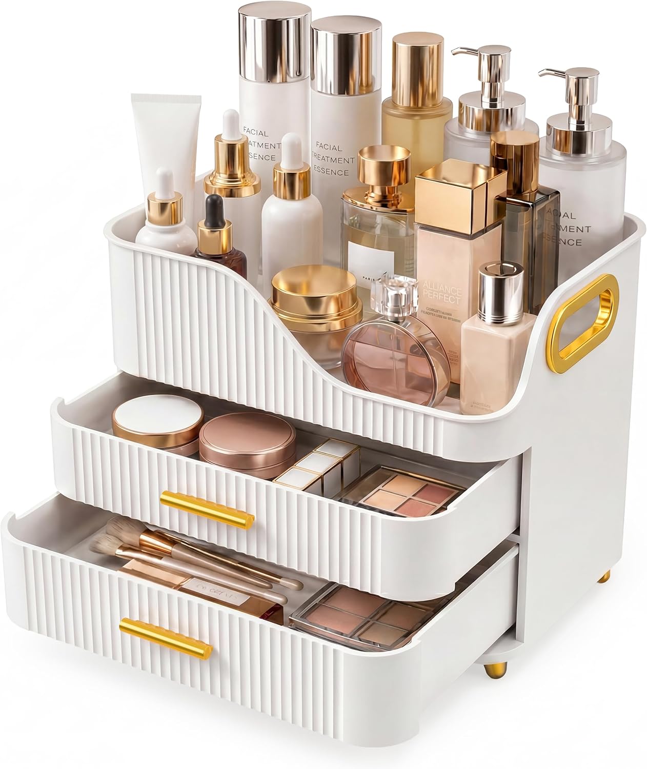 Detalle de Booklov Makeup Organizer, White