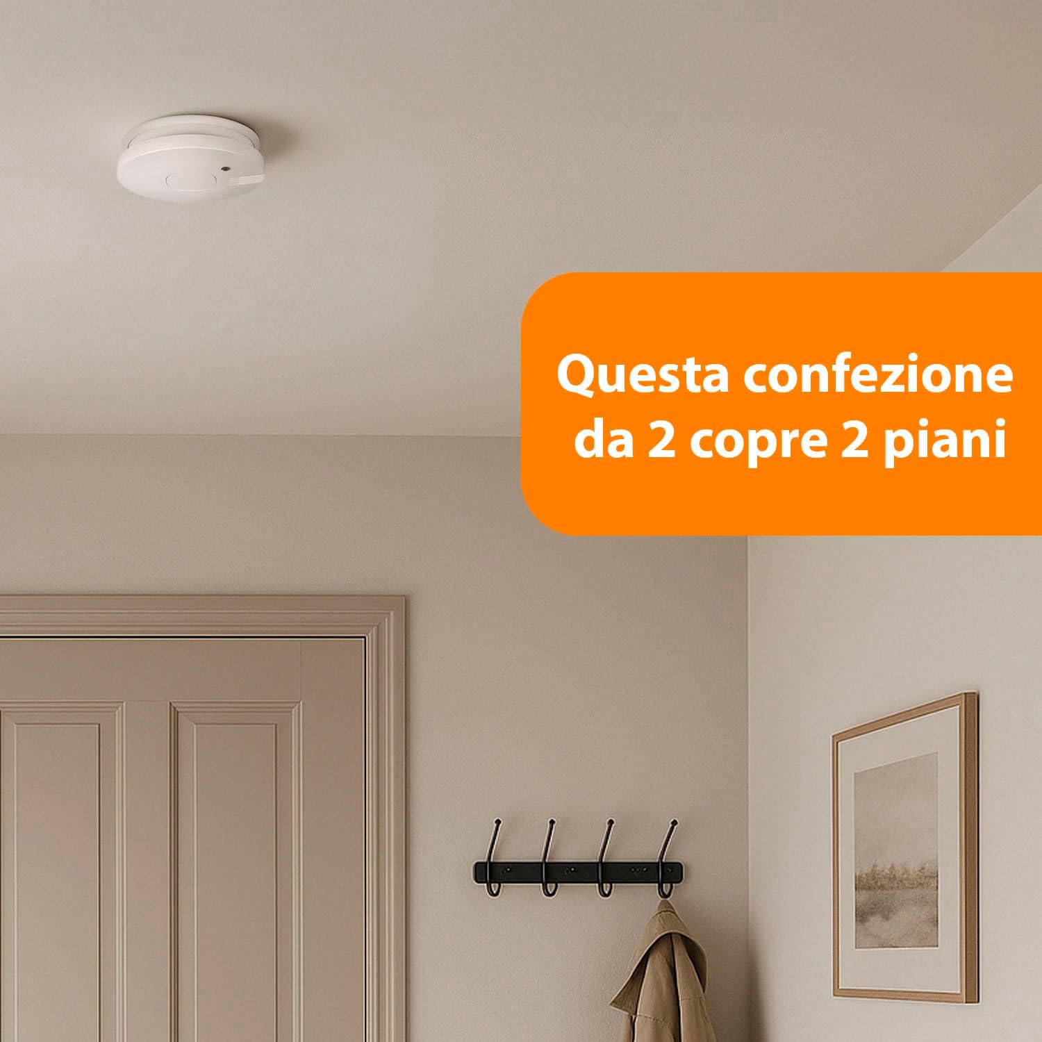 Thumbnail 6 de Smartwares set di 2 rilevatori di fumo FSM-11752: affidabilità e autonomia con batterie sostituibili
