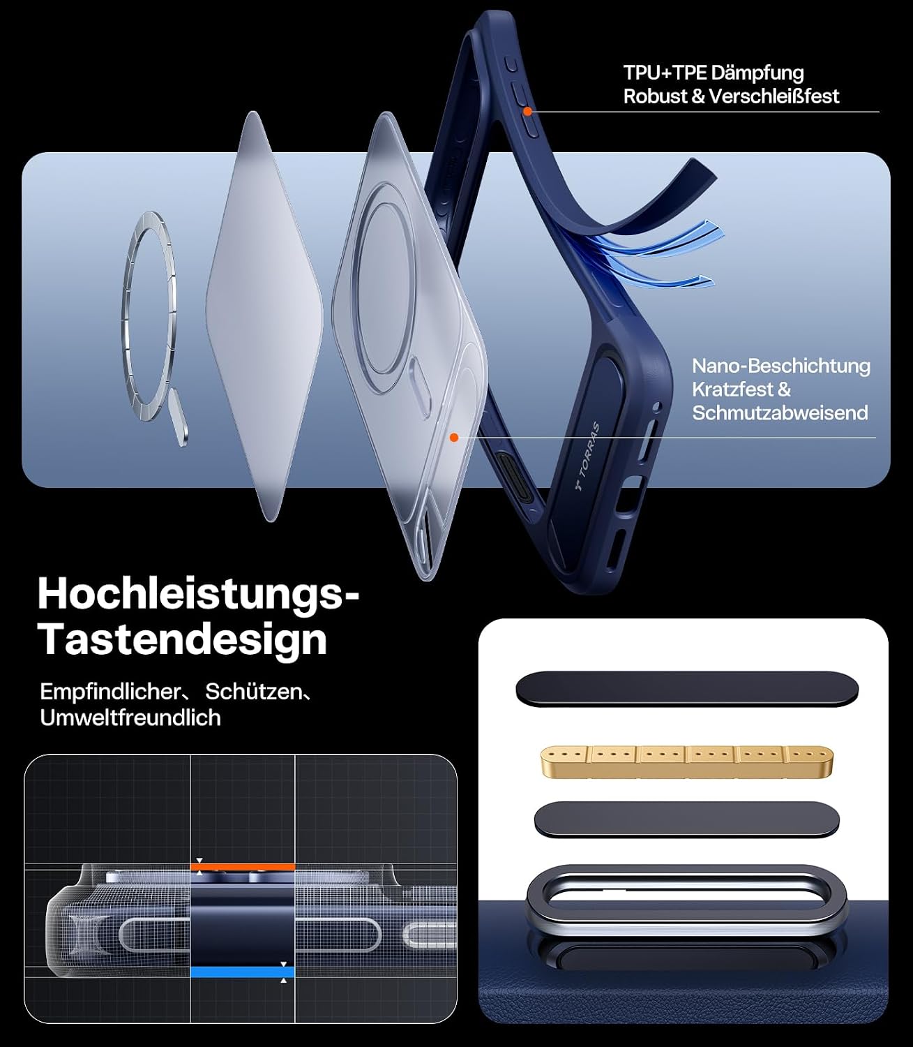 Thumbnail 6 de TORRAS Ostand L1 Hülle iPhone 17 Pro MagSafe