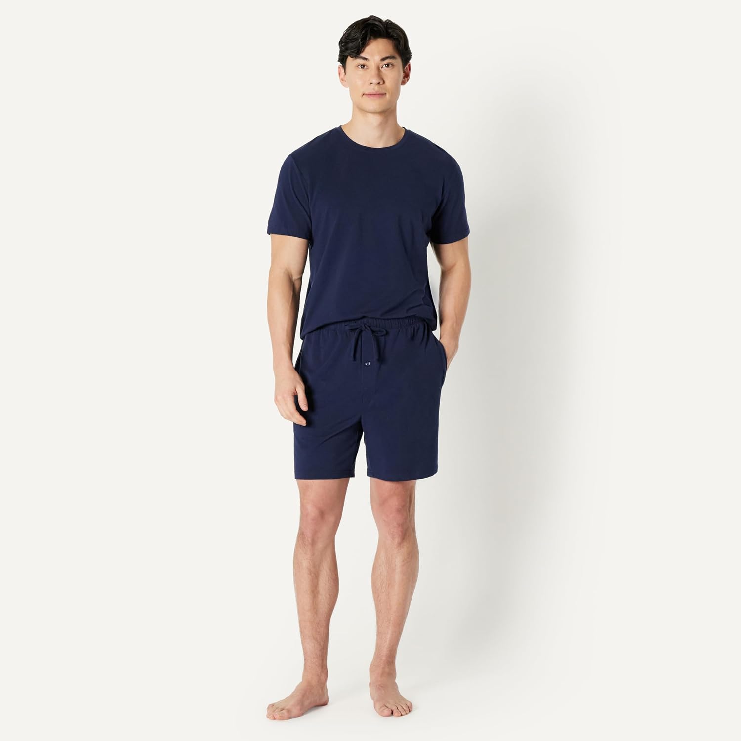 Thumbnail 4 de Amazon Essentials Men's Cotton-Modal Pajama Set: Short Sleeve Tee and Shorts