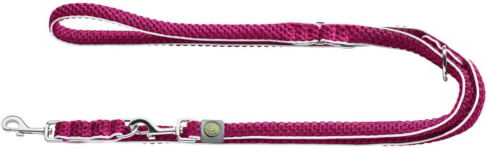 Detalle de Hunter Verstellbare Hundeführleine Hilo – 200 cm, pink, 1,5 cm