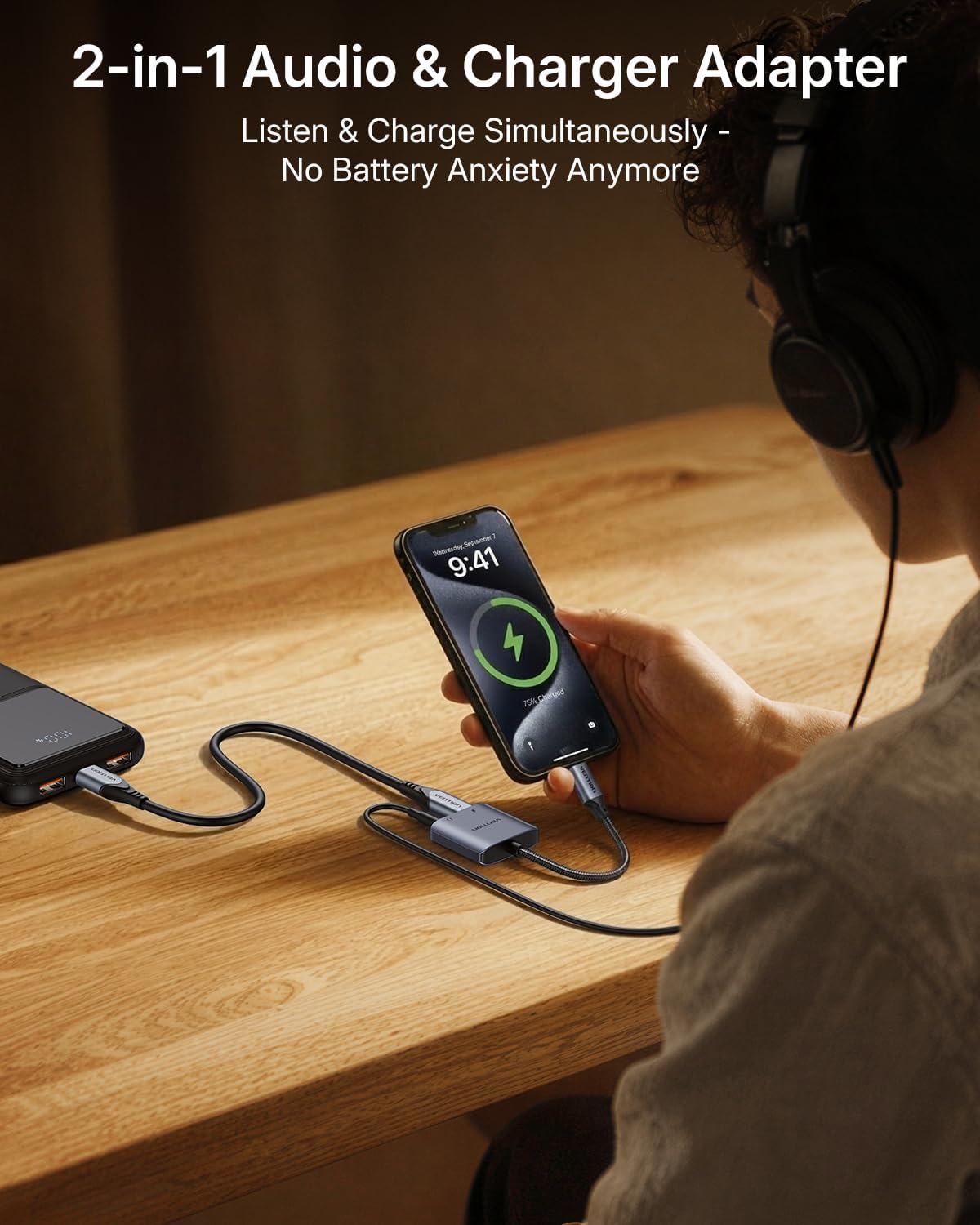 Detalle 2 de Vention Adaptateur Audio USB-C vers 3.5mm