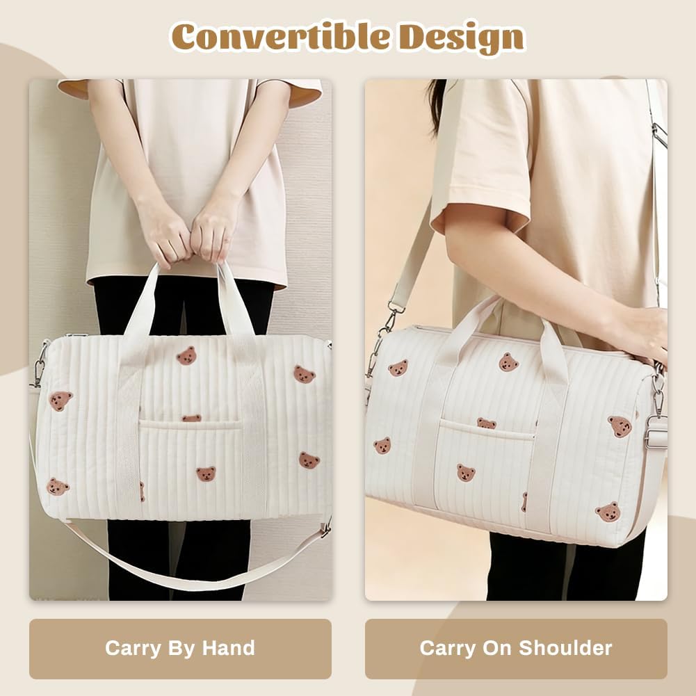 Thumbnail 5 de Aucuu Sac à Langer et Maternité Grande Capacité – Lot de 2 en coton, léger et pliable