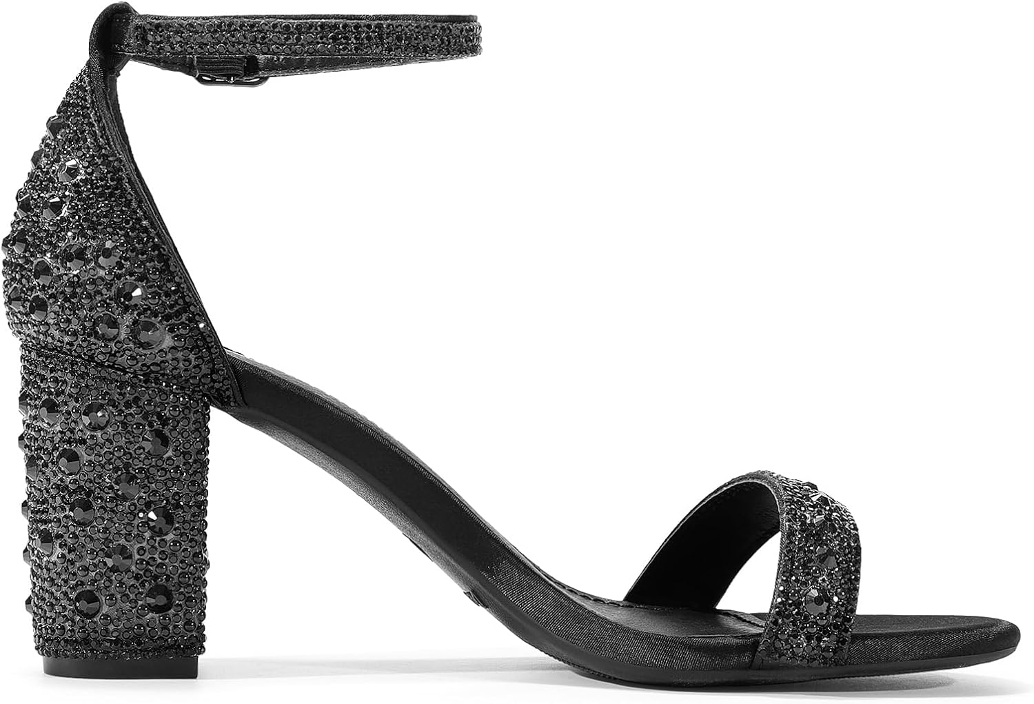 Detalle de DREAM PAIRS Women's Block Heel Sandals, 3-Inch Heel