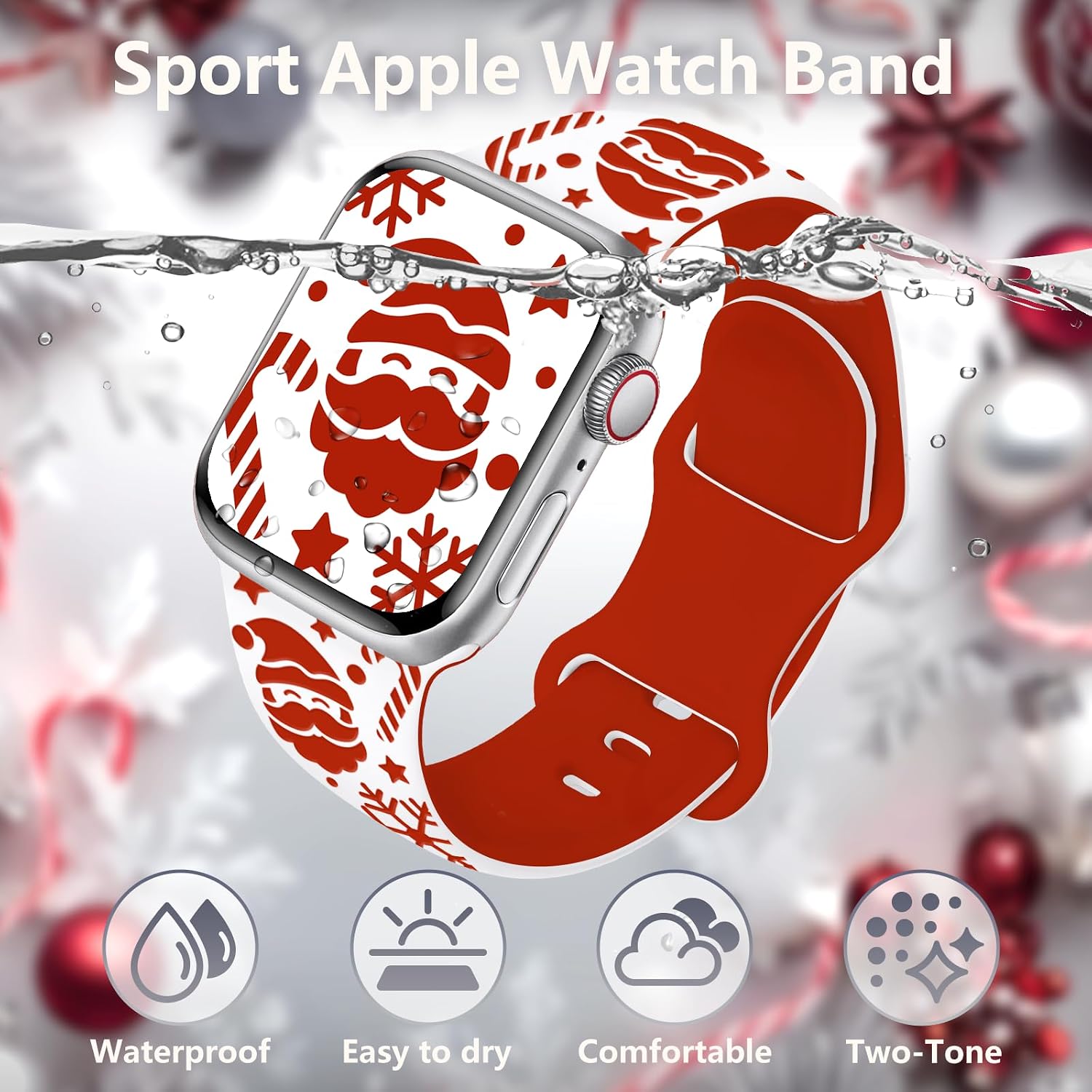 Detalle de Vieeki Apple Watch Band, Silicone