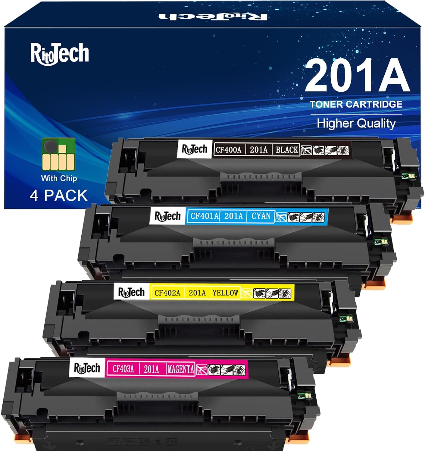 Detalle de HP-compatible toner cartridge 201A