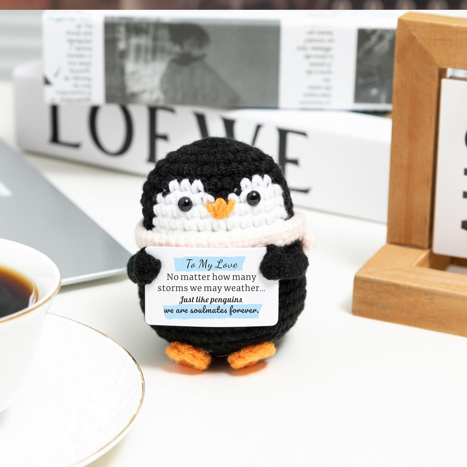 Thumbnail 6 de HONZEE I Love You Penguin plush gift for couples