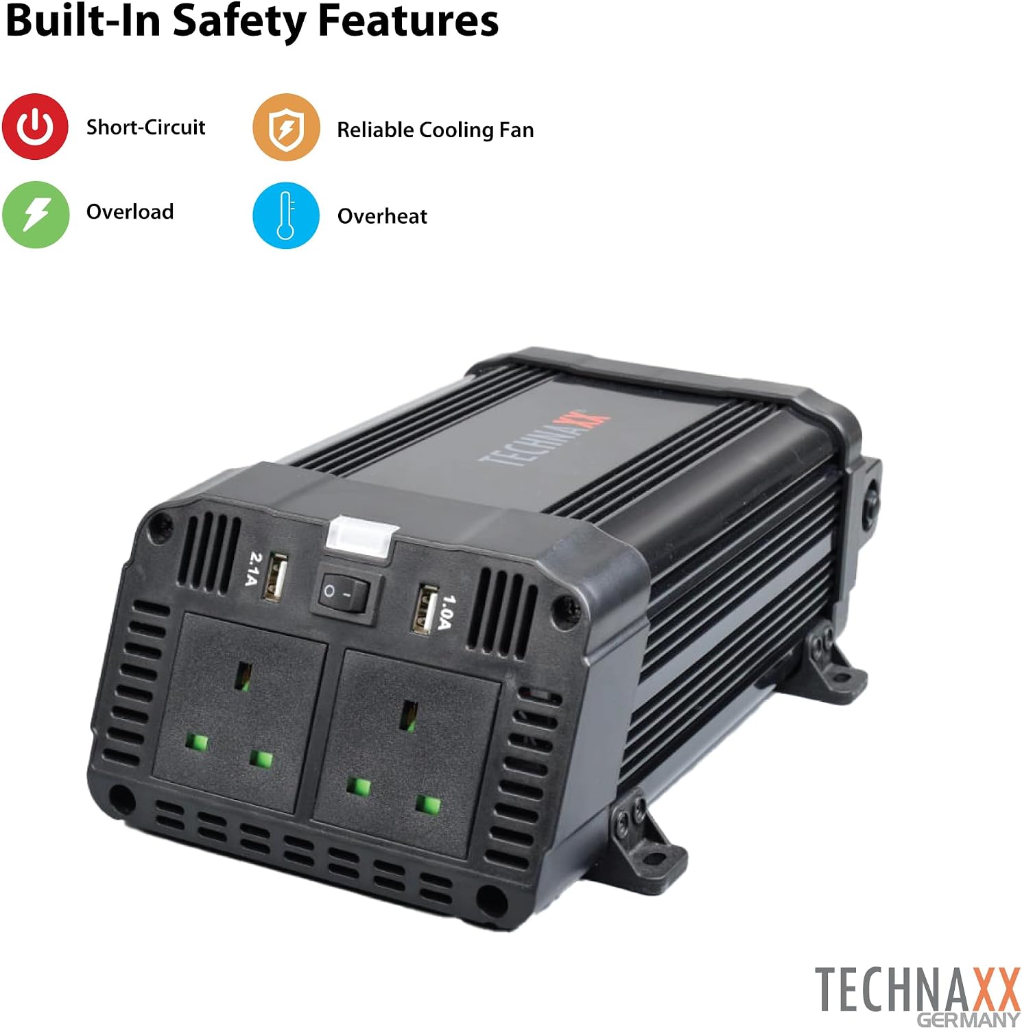 Thumbnail 5 de Technaxx TE16 1200W inverter