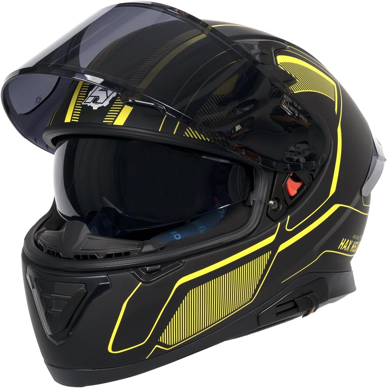 Detalle de HAX Full-Face Motorcycle Helmet, Size L