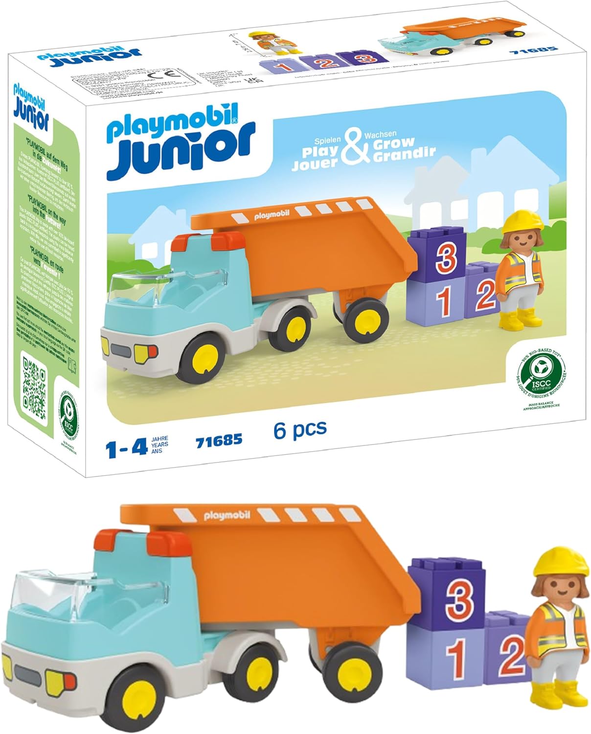 Thumbnail 6 de PLAYMOBIL Verrückter Donut Truck (PLAYMOBIL JUNIOR) – Truck zum Stapeln und Verkaufen für kleine Hände