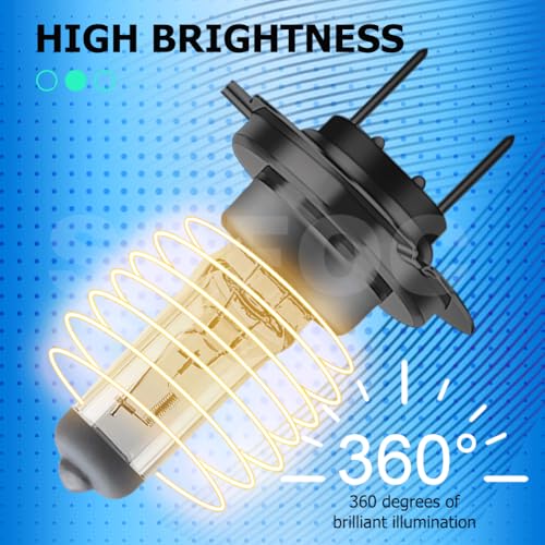 Thumbnail 6 de SOFOC H7 Bulb 12V PX26D 64210 — Phare de Voiture Blanc Chaud 2000 Lumens, 100W (2 pièces)