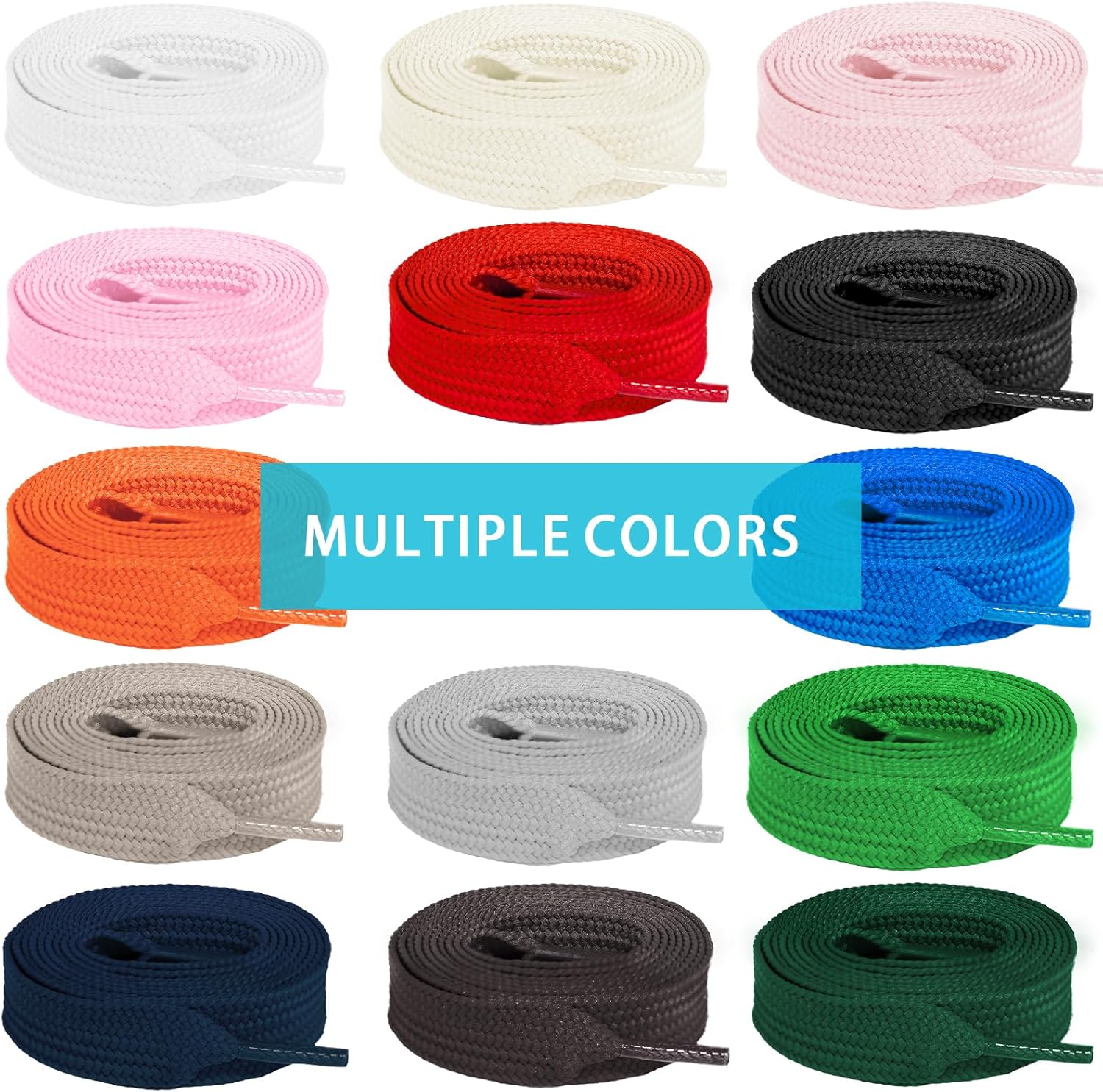 Thumbnail 2 de UamGlsob 15mm Extra Wide Fat Laces (2 Pairs) for adidas Campus 00s trainers
