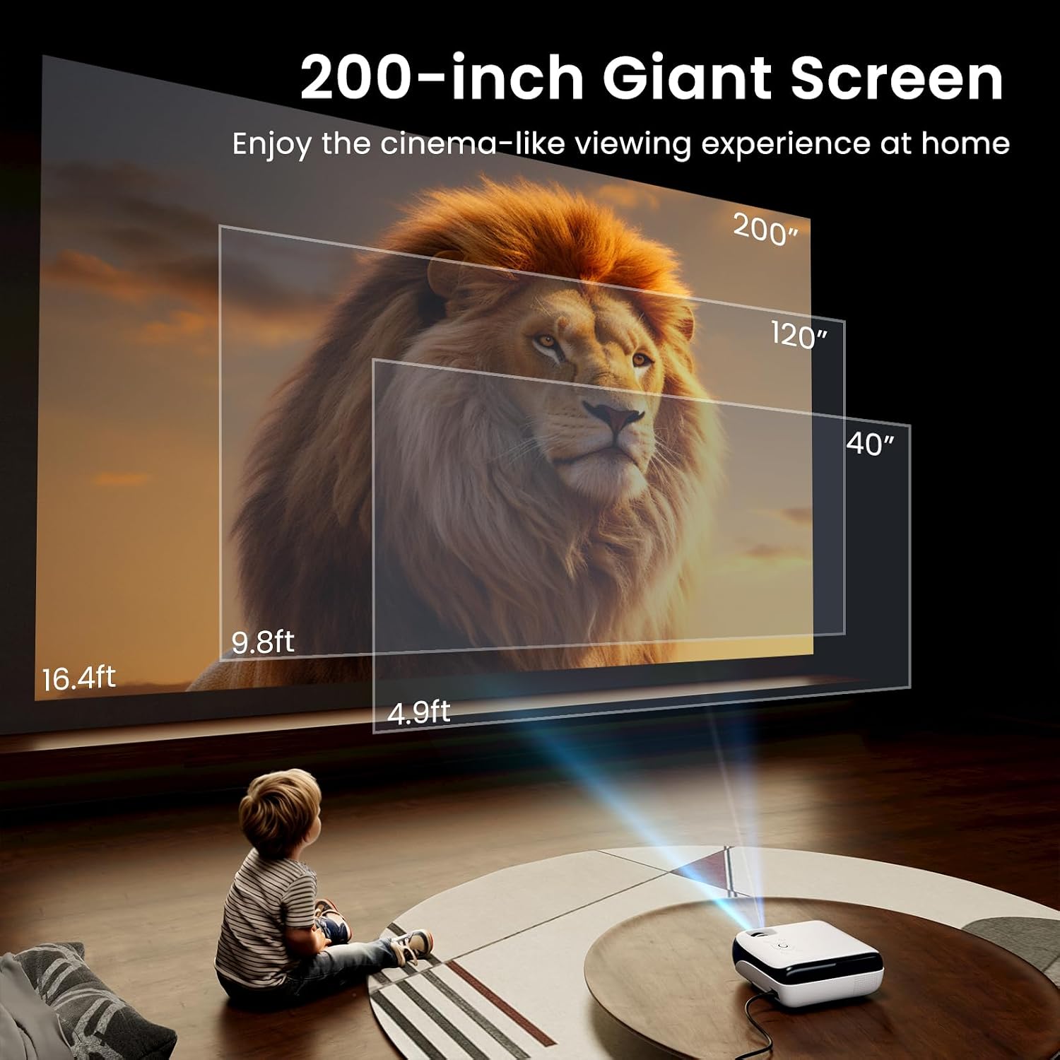 Thumbnail 6 de HAPPRUN H1 Native 1080P Mini Projector 📽