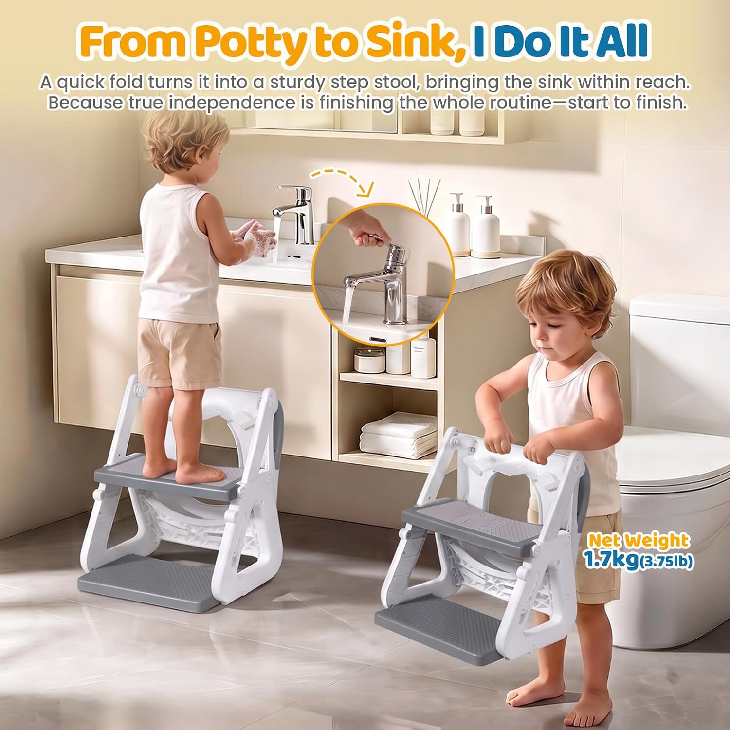 Thumbnail 5 de Orzbow Potty Training Toilet Seat 1-step 🚽