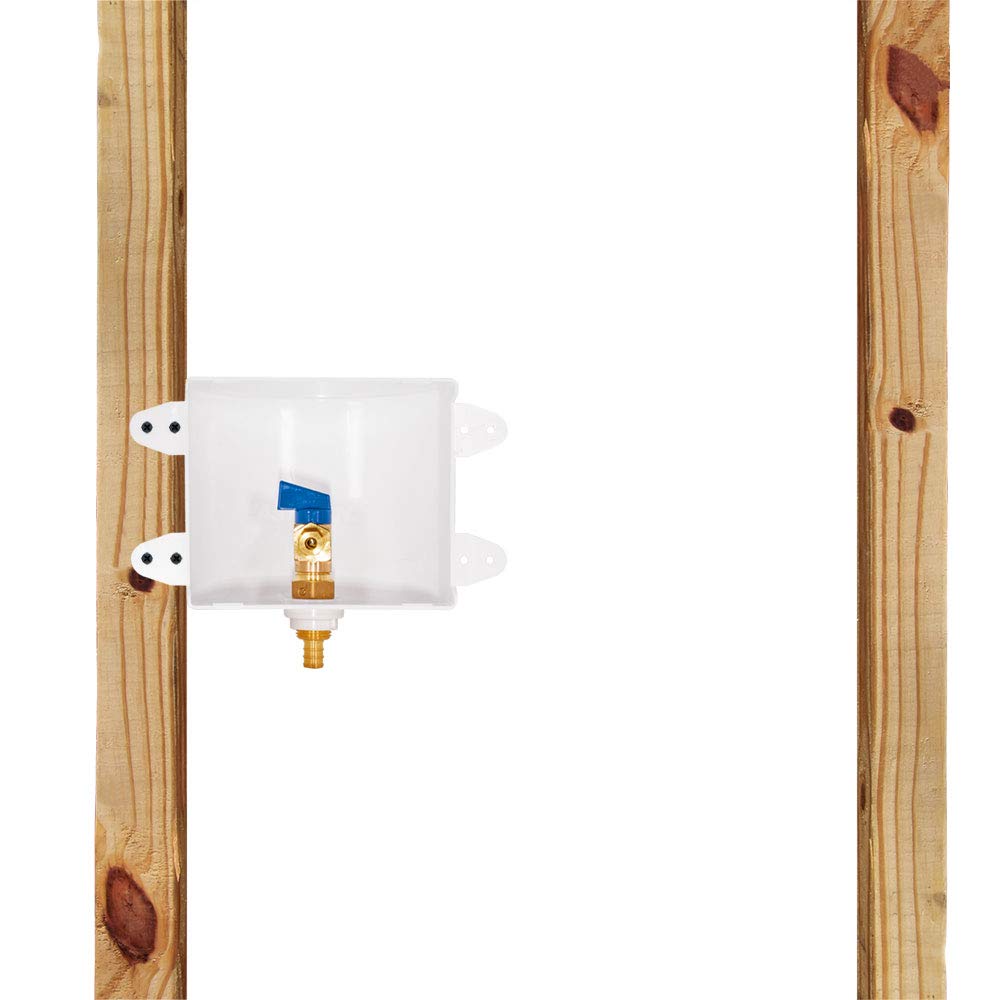 Detalle 1 de Eastman 60233 Ice Maker Outlet Box, 1/2-Inch PEX, Quarter-Turn Valve