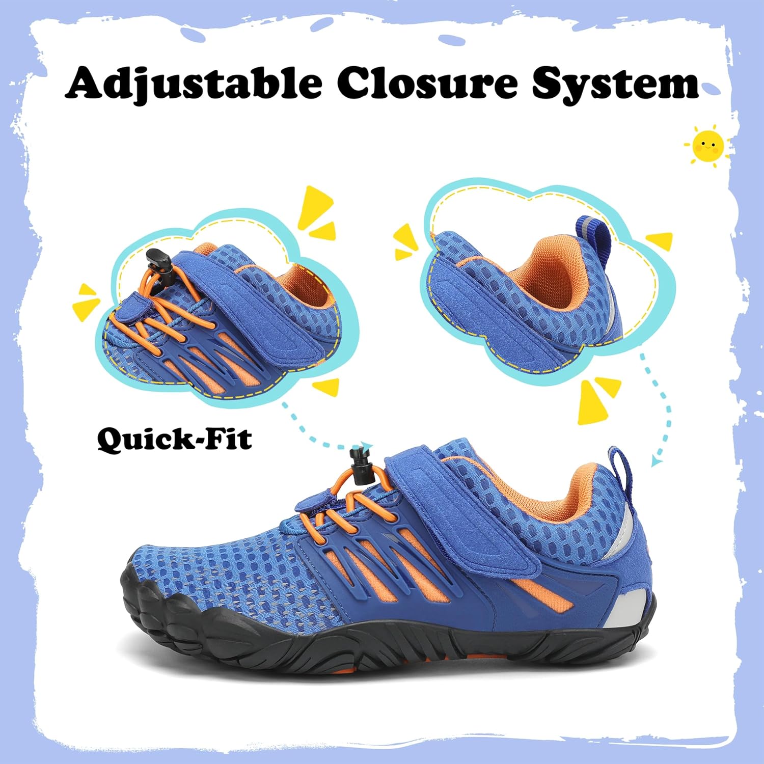 Thumbnail 5 de SAGUARO Barfußschuhe Kinder Outdoor – Flexible, atmungsaktive Barfußschuhe für Jungen & Mädchen, Gr.24-36