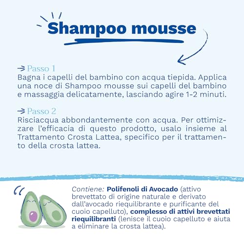 Detalle de Mustela shampoo mousse per crosta lattea, fin dalla nascita – 150 ml