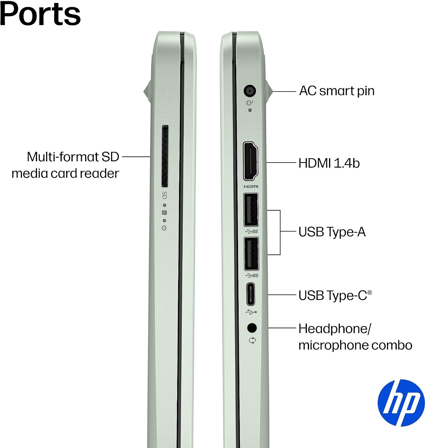 Detalle 2 de HP Laptop 128GB Storage