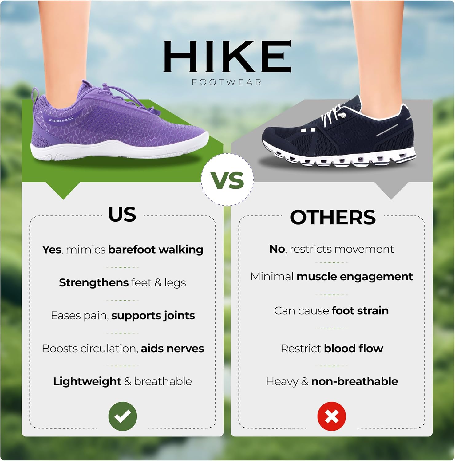 Thumbnail 5 de Hike Footwear HF Flow Barefoot Shoes – Women & Men