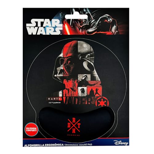 Detalle 2 de WONDEE Star Wars Alfombrilla ratón ergonómica ⌨