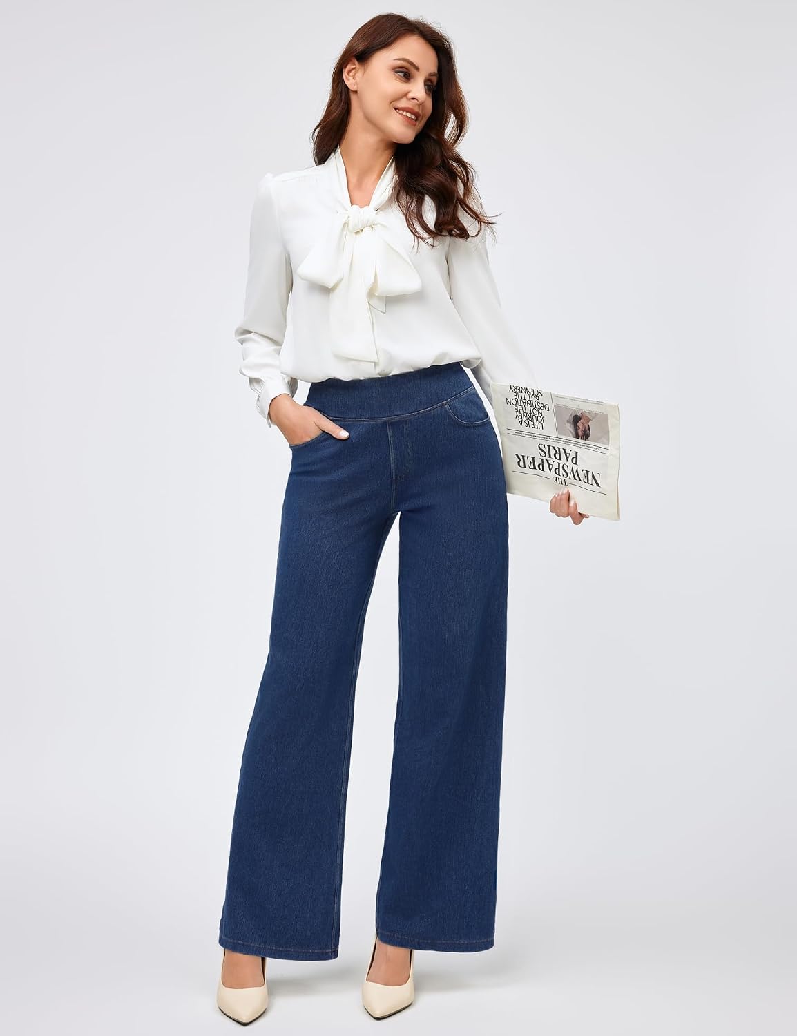 Detalle de IUGA Wide Leg Jeans