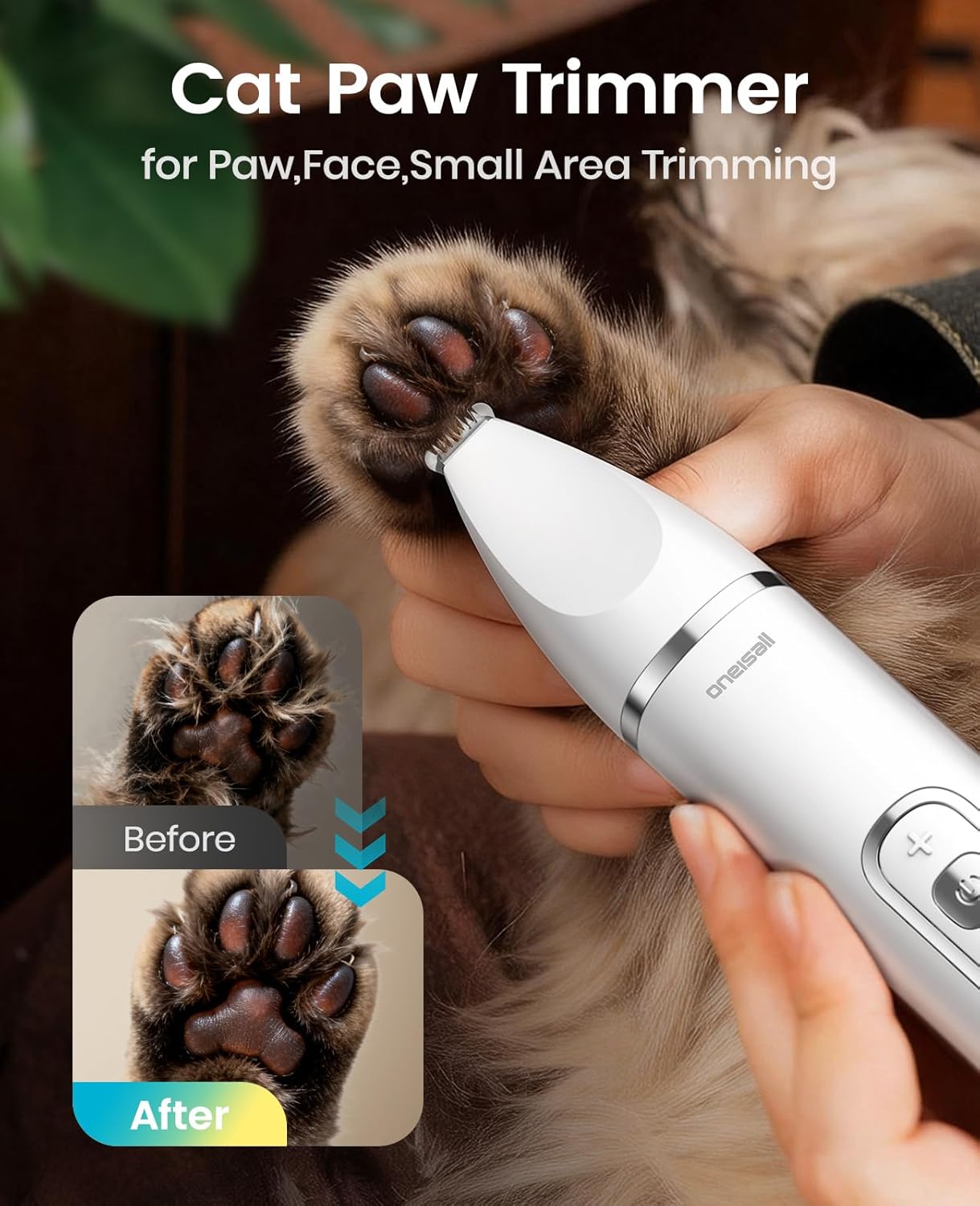 Thumbnail 5 de oneisall Quiet Cat Clippers 3-in-1 Grooming Kit