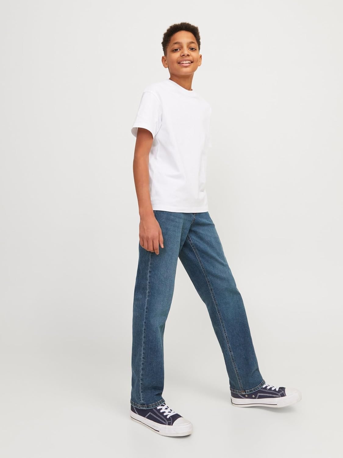 Thumbnail 6 de JACK & JONES JJICLARK JOS 278 : jean coupe regular à taille mi-haute