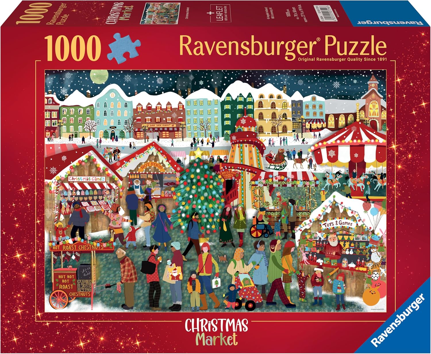 Thumbnail 1 de Ravensburger Puzzle Adulte 1000 pièces Le marché de Noël — qualité supérieure pour des moments de détente