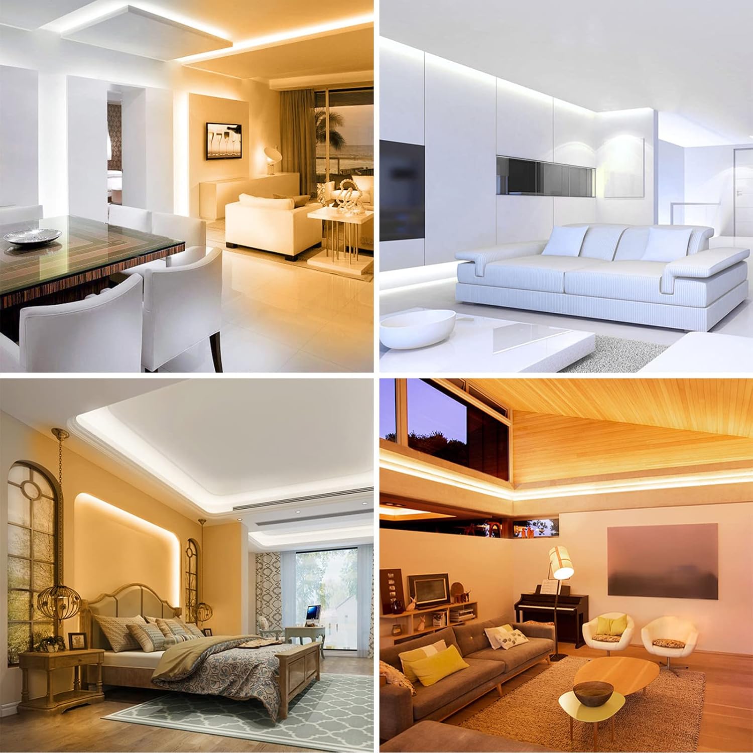 Thumbnail 6 de Lepro 10m LED Strip Lights with Remote and Plug (Warm White to Cool Daylight, Tunable)