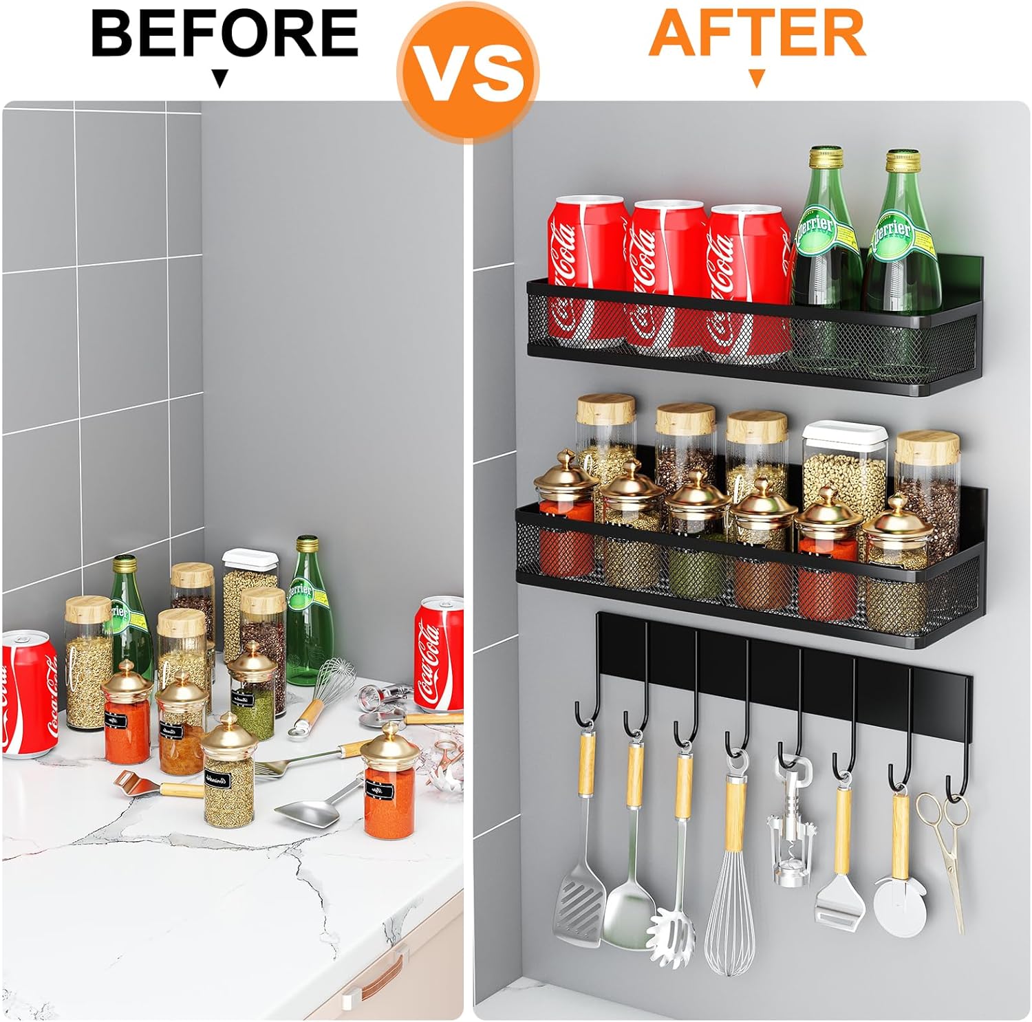 Thumbnail 3 de Aufworld Magnetic Spice Rack 11 lbs