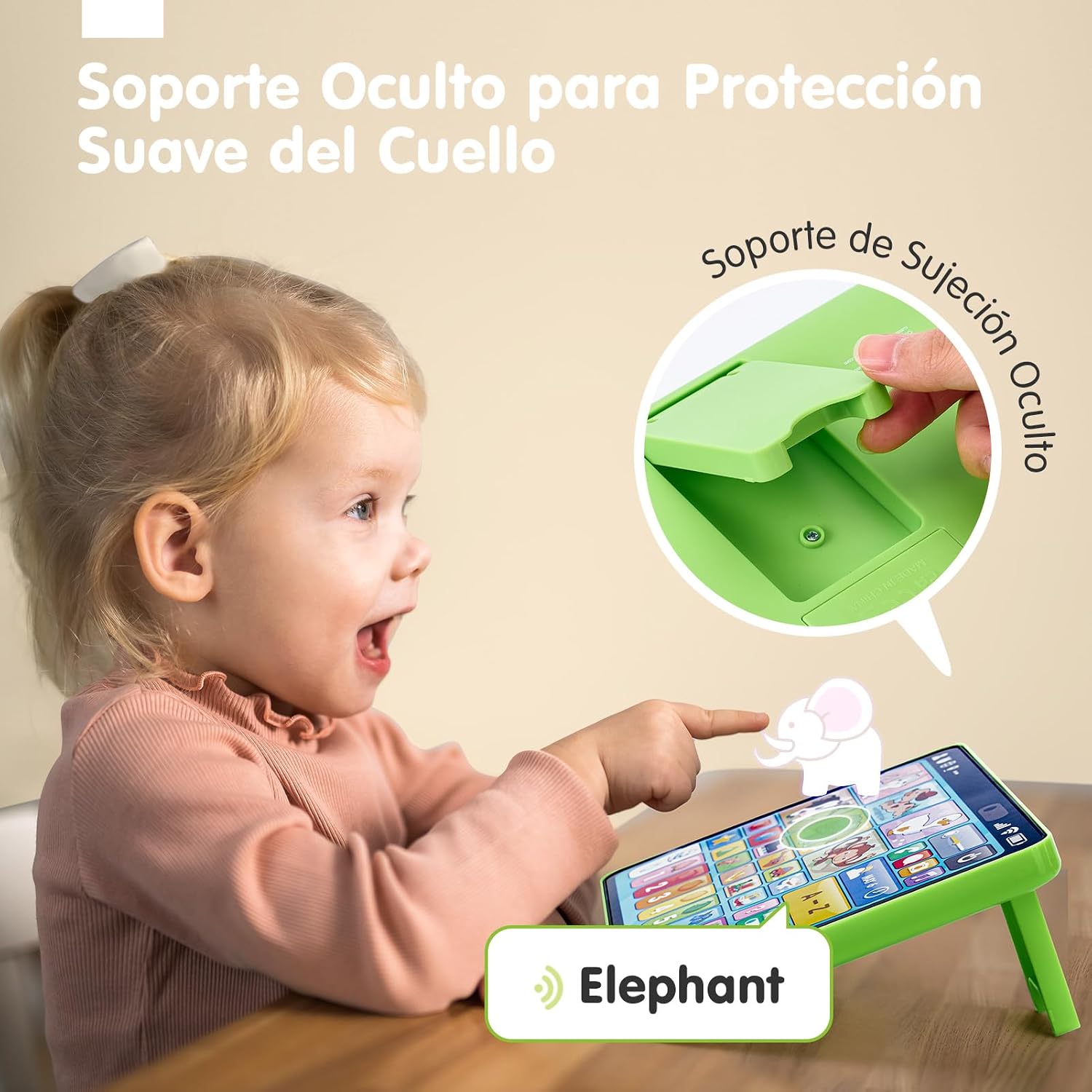 Detalle 2 de Hahaland Tablet infantil educativa 5 idiomas