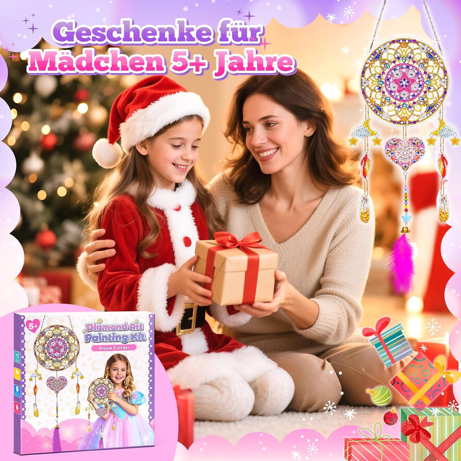 Thumbnail 5 de Dreamcatcher Bastelset für Mädchen 6–11 Jahre 🎨