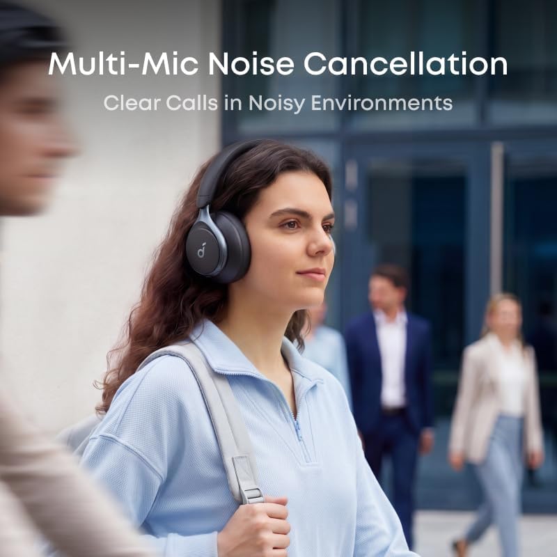 Detalle 2 de Soundcore A3035 Space One Over-Ear ANC Headphones, LDAC and 40-Hour Playtime