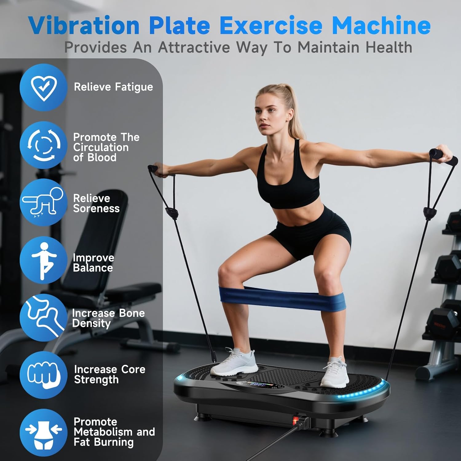 Thumbnail 5 de Vibration Plate 400 lb for Home 🏋