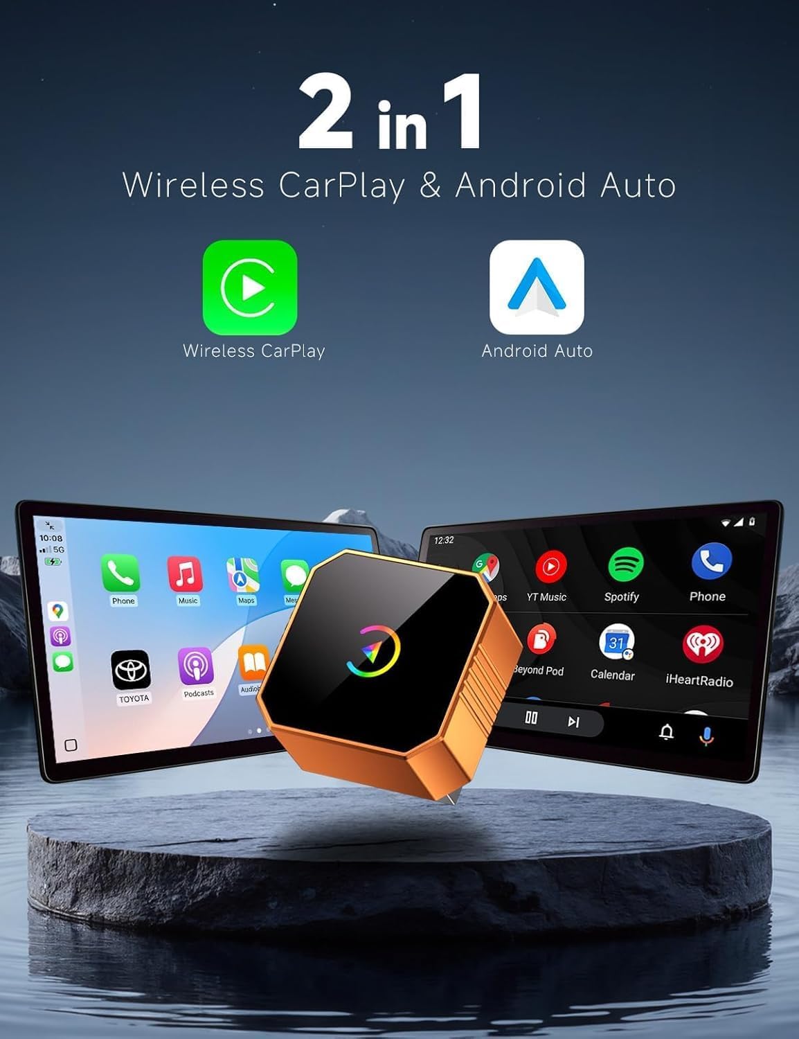 Detalle 2 de Aimoon Wireless CarPlay Adapter 2026