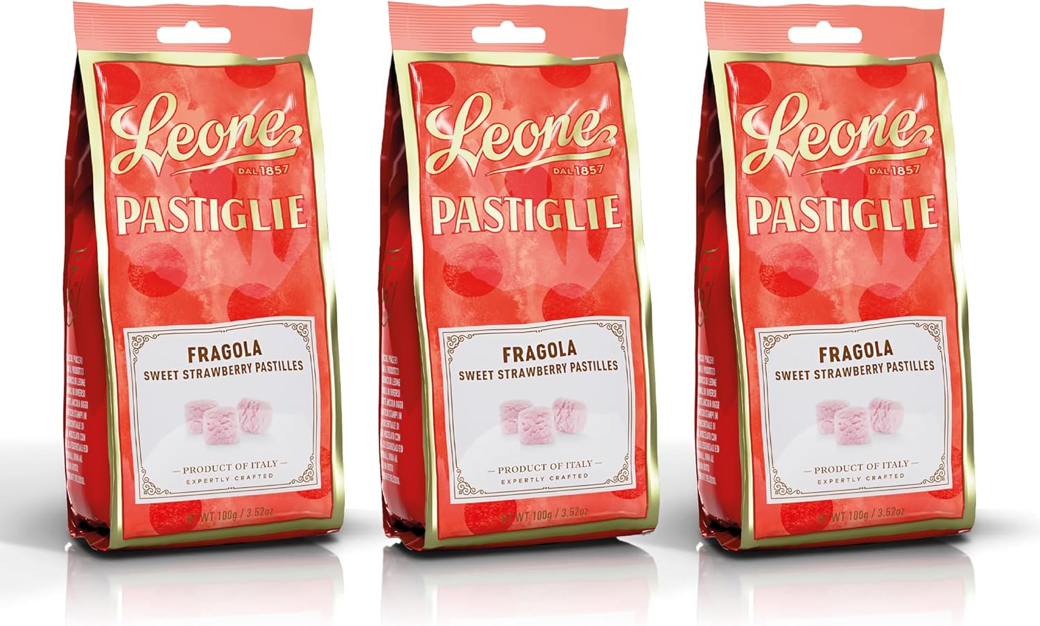 Thumbnail 6 de Leone dal 1857 - Pastiglie Leone Menta (3x100 g): gusto fresco e vegan