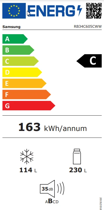 Thumbnail 14 de Samsung RB34C605CWW/EF – freistehende Kühl-Gefrierkombination mit individueller Temperaturzonierung