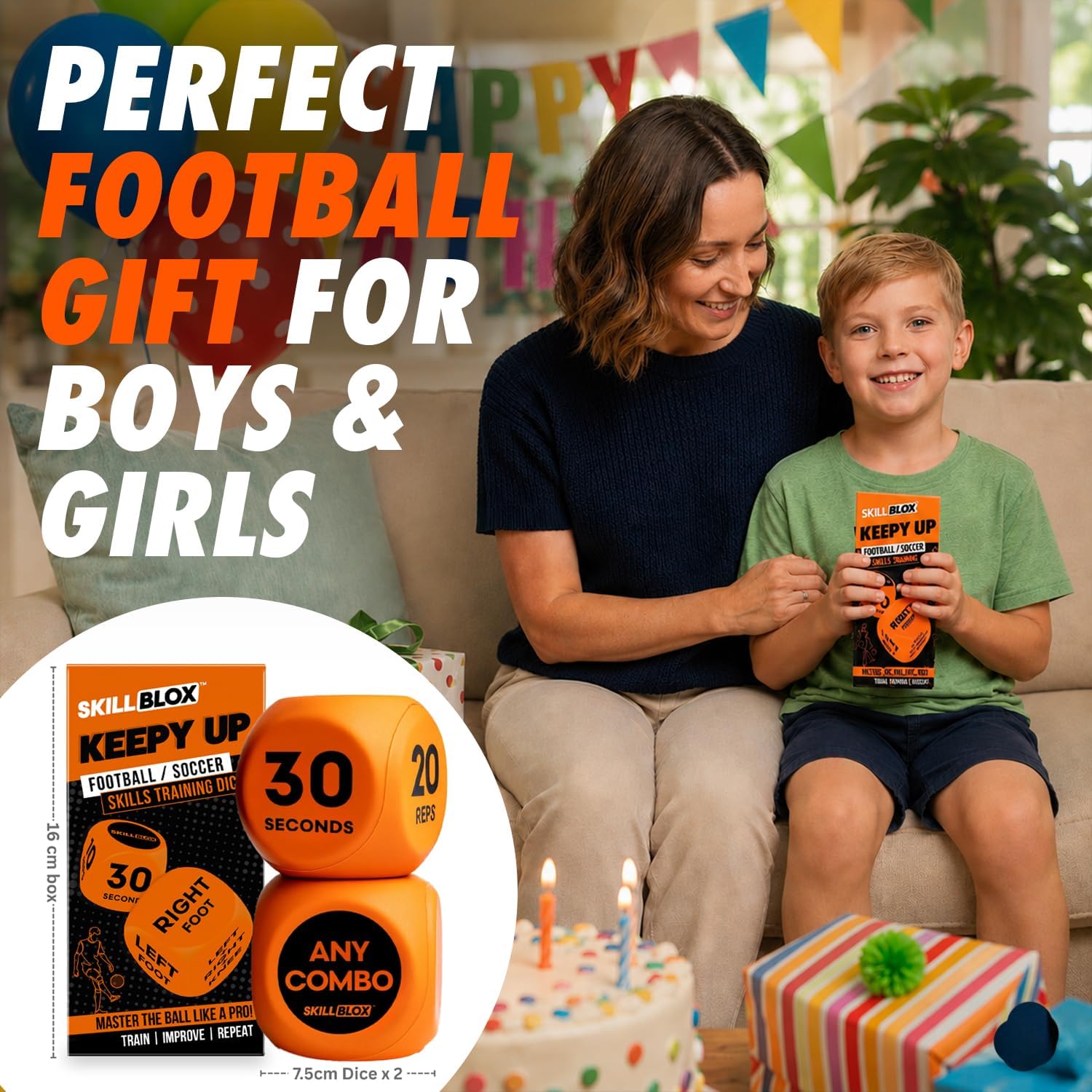 Thumbnail 5 de SKILL BLOX Keepy Up Training Dice 2 pcs