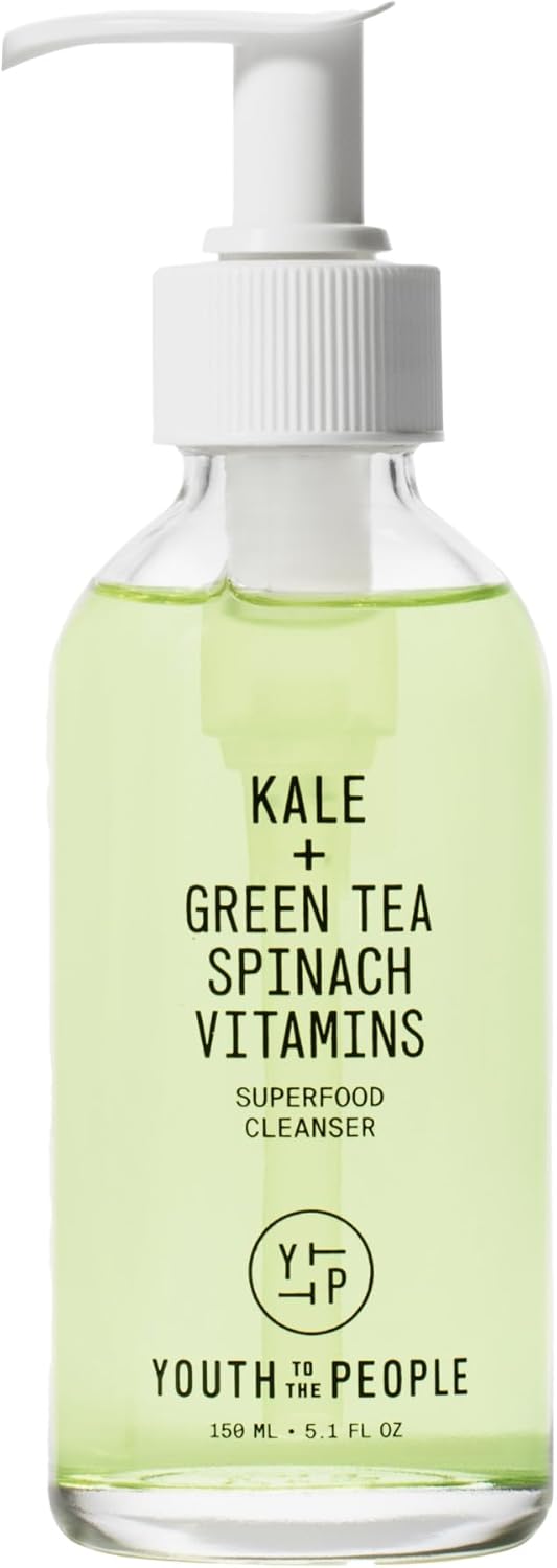 Youth To The People Superfood Cleanser – Nettoyant Visage pH équilibré au Kale, Thé Vert et Épinards