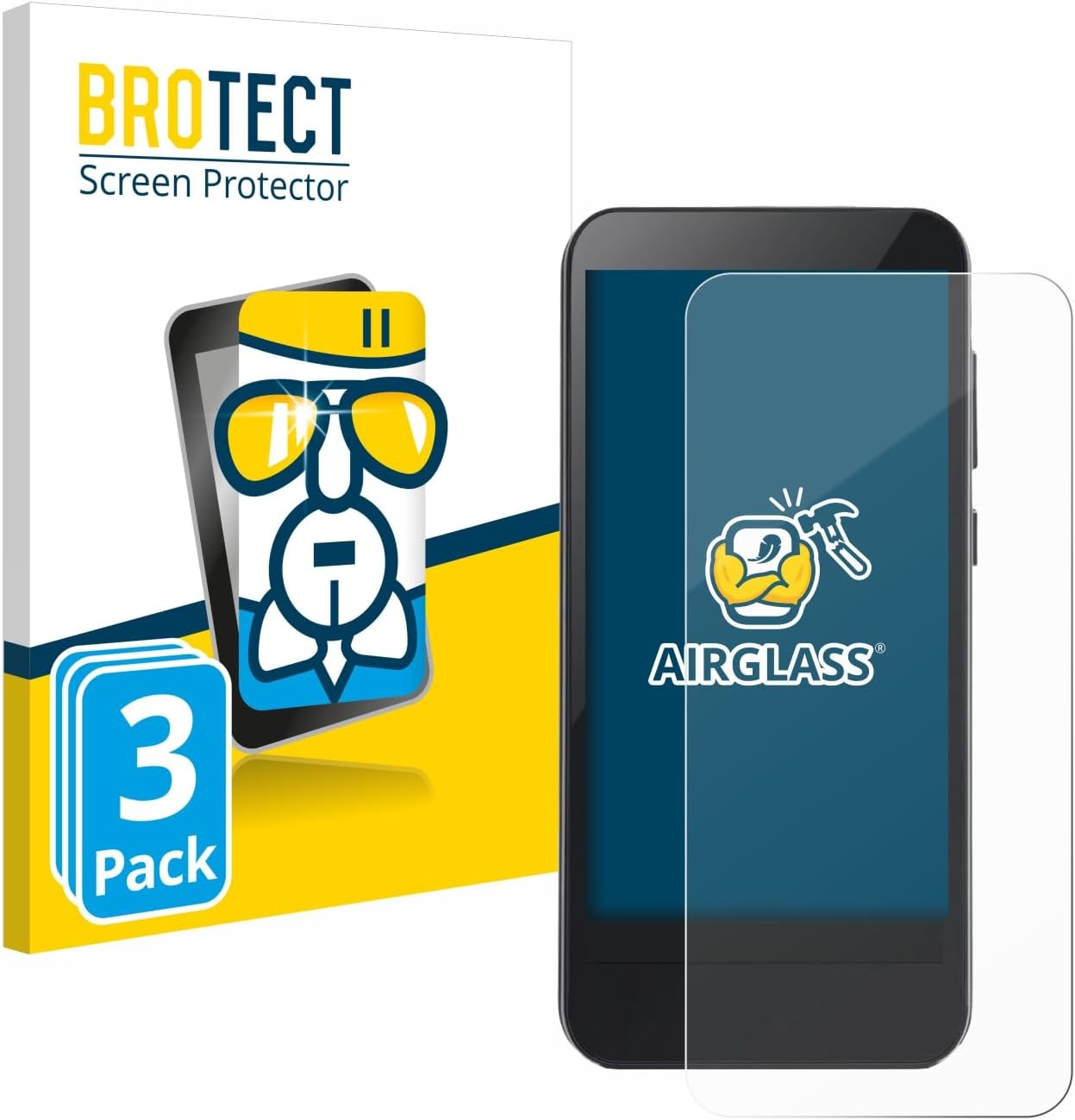 Detalle de Brotect Pellicola Protettiva Vetro per Omnipod 5 (3 Pezzi) – AirGlass 9H, Trasparente