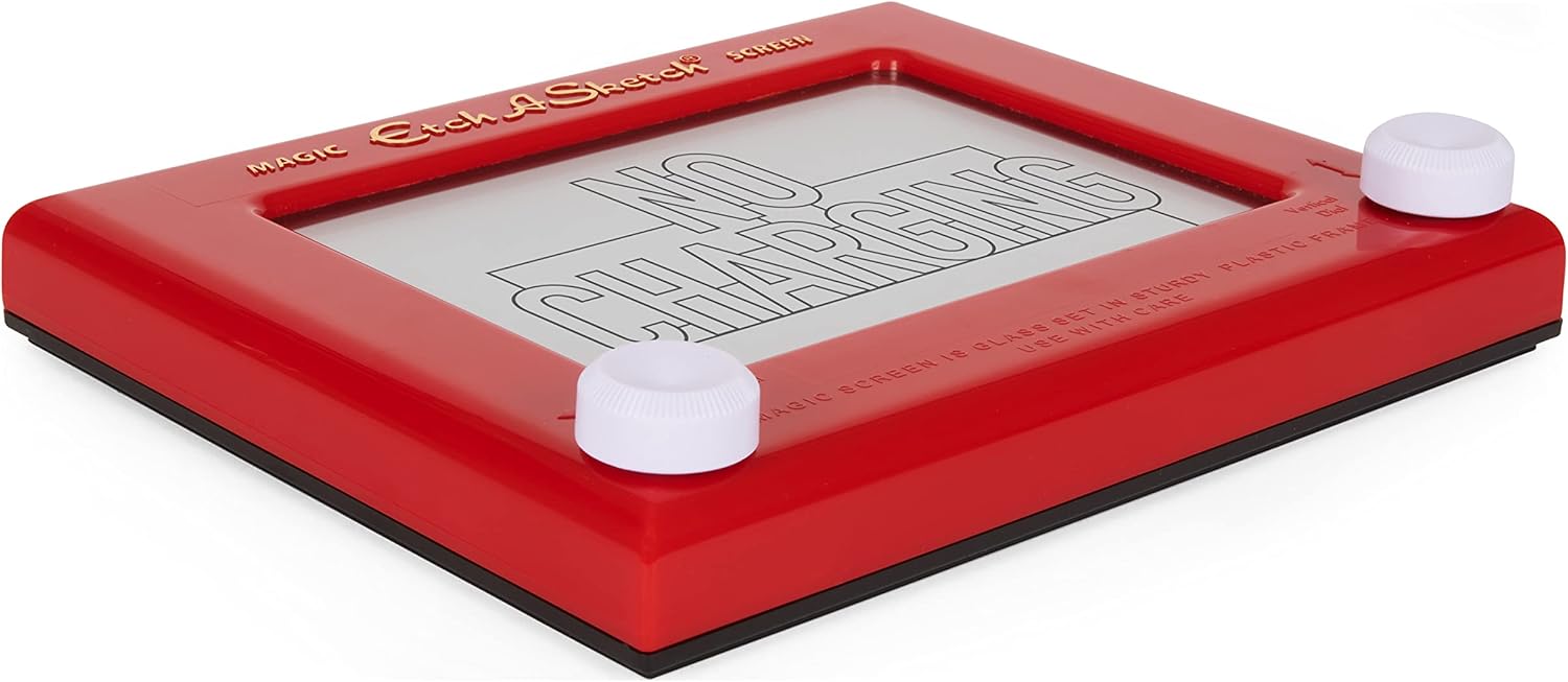 Detalle 2 de Etch A Sketch 6041762 クラシックお絵かきボード マジックスクリーン搭載・電池不要