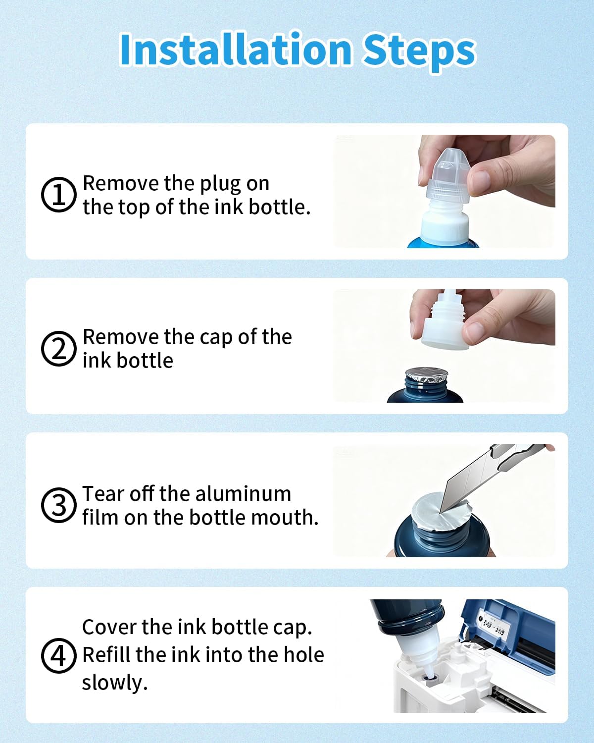 Thumbnail 3 de 664 T664 Nero 100ML per Epson 🖨️